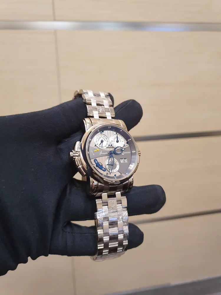 Ulysse Nardin Sonata Cathedral Dual Time white gold bracelet